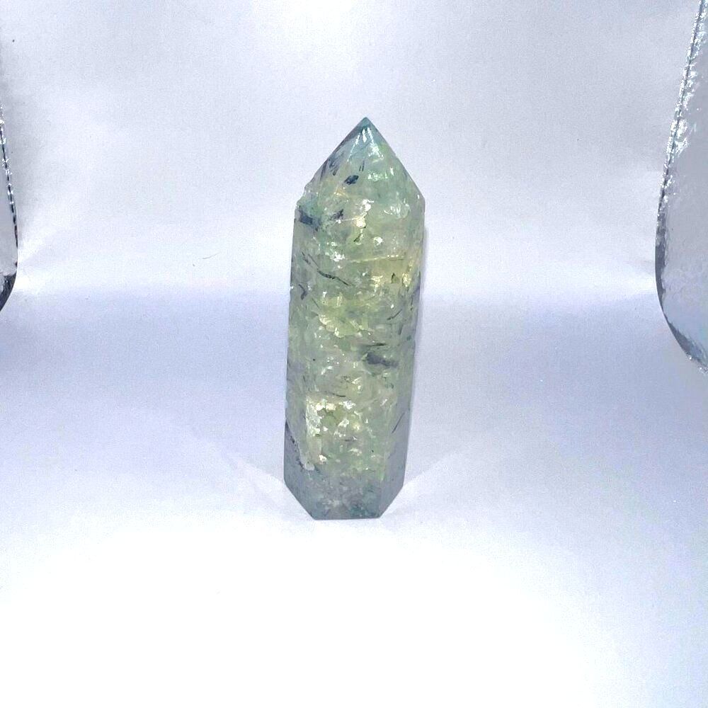 Prehnite Tower/Point - Picture 6 of 9